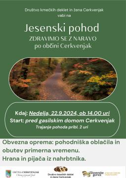 Jesenski pohod 2024-Vabilo